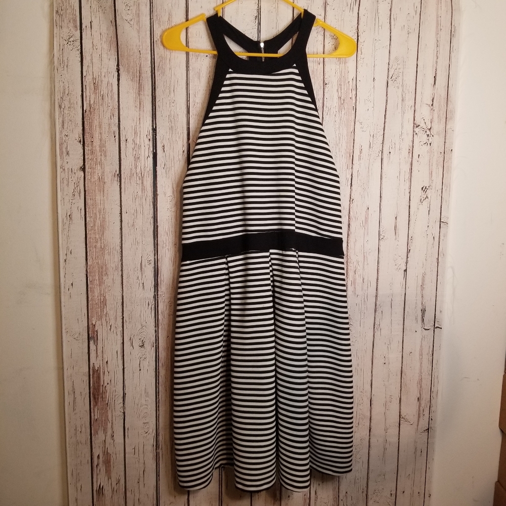 Forever 21+ Stripped Black n White Dress